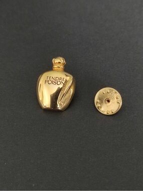 Vintage Christian Dior "Tendre Poison" perfume bottle brooch 90’s